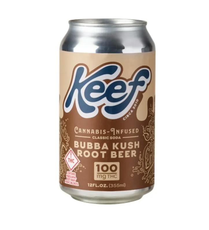 Keef Classic Soda Bubba Kush Root Beer -100mg MED at Bobby Brown Best Buds