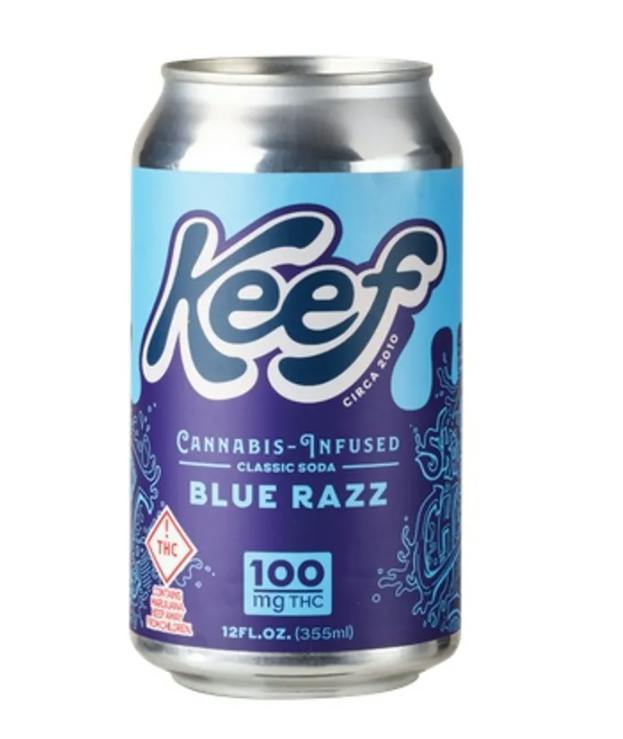Keef Classic Soda Blue Razz - 100mg MED