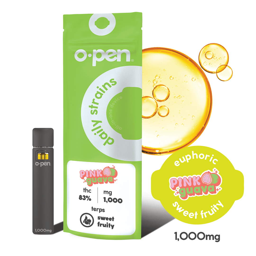 O Pen - 1000mg AIO Euphoric Pink Guava