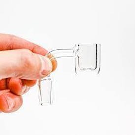 20mm Wide Flat Top Quartz Banger - 14mm Male