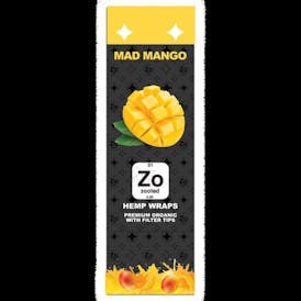 Zooted - Hemp Wraps - Mango 2pk