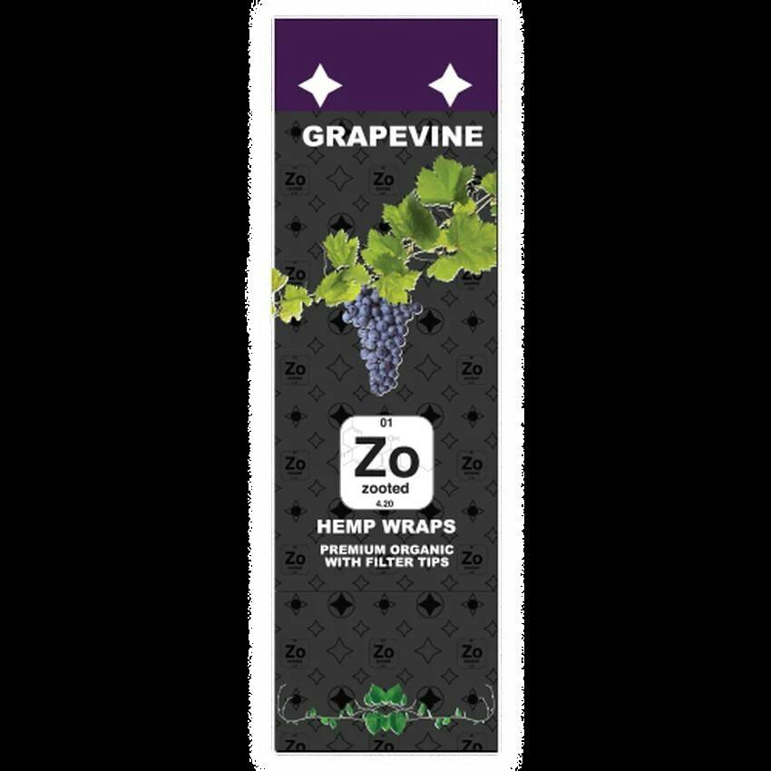Zooted - Hemp Wraps - Grape 2pk at Shannon's Best Buds (Medical Cannabis)