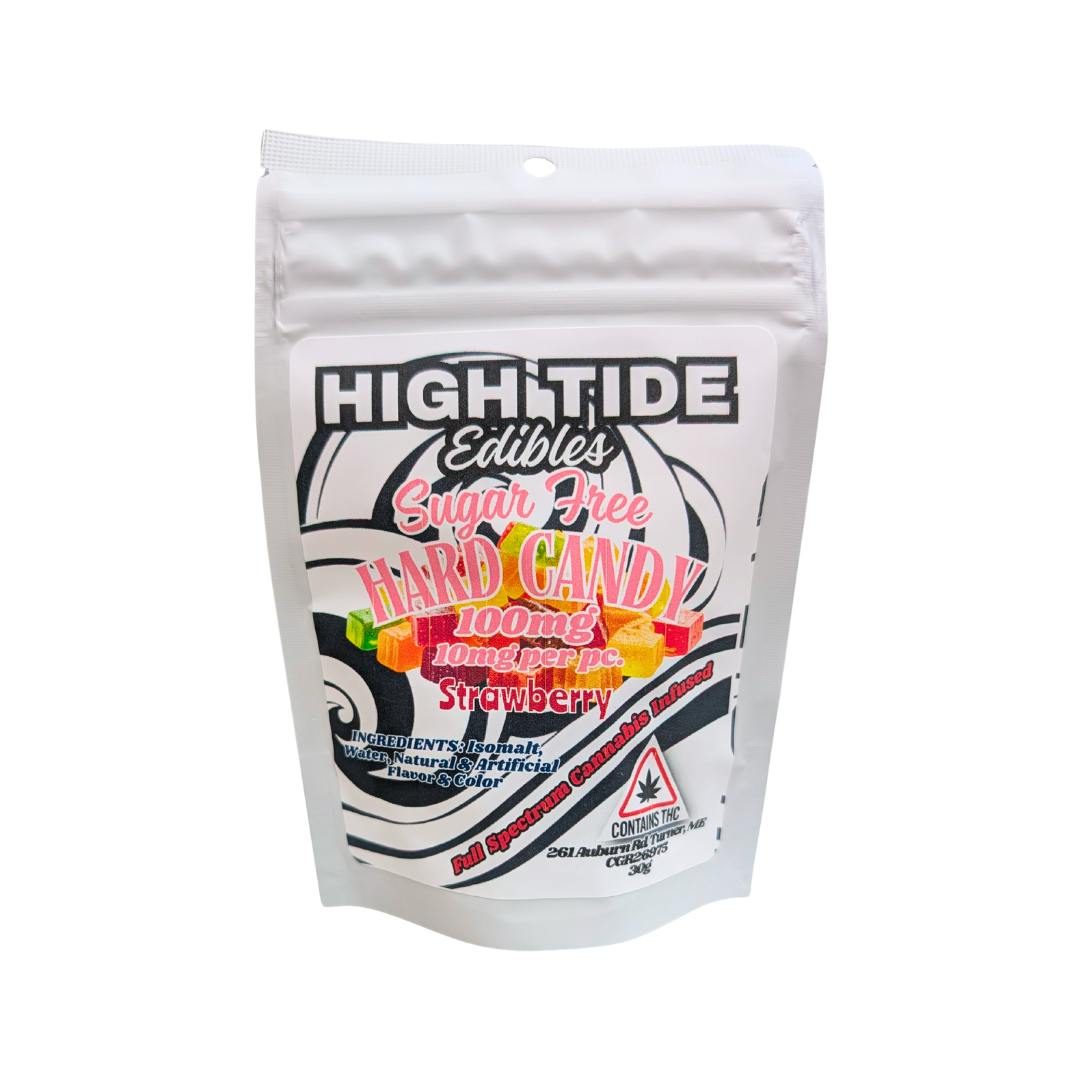 High Tide - Hard Candy - Sugar Free - Strawberry - 100 mg