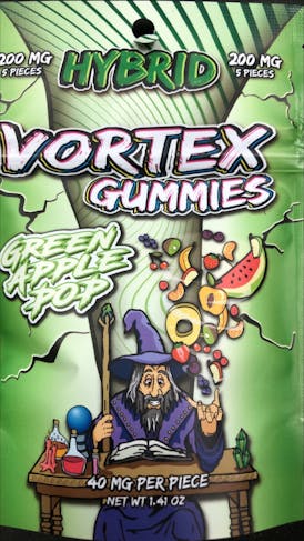 Vortex Gummies 5-pk - Green Apple Pop 200mg