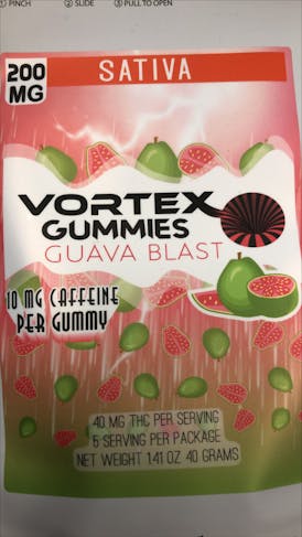 Vortex Gummies 5-pk - Guava Blast 200mg