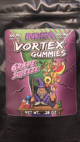 Vortex Gummy - Grape Squeeze 100mg