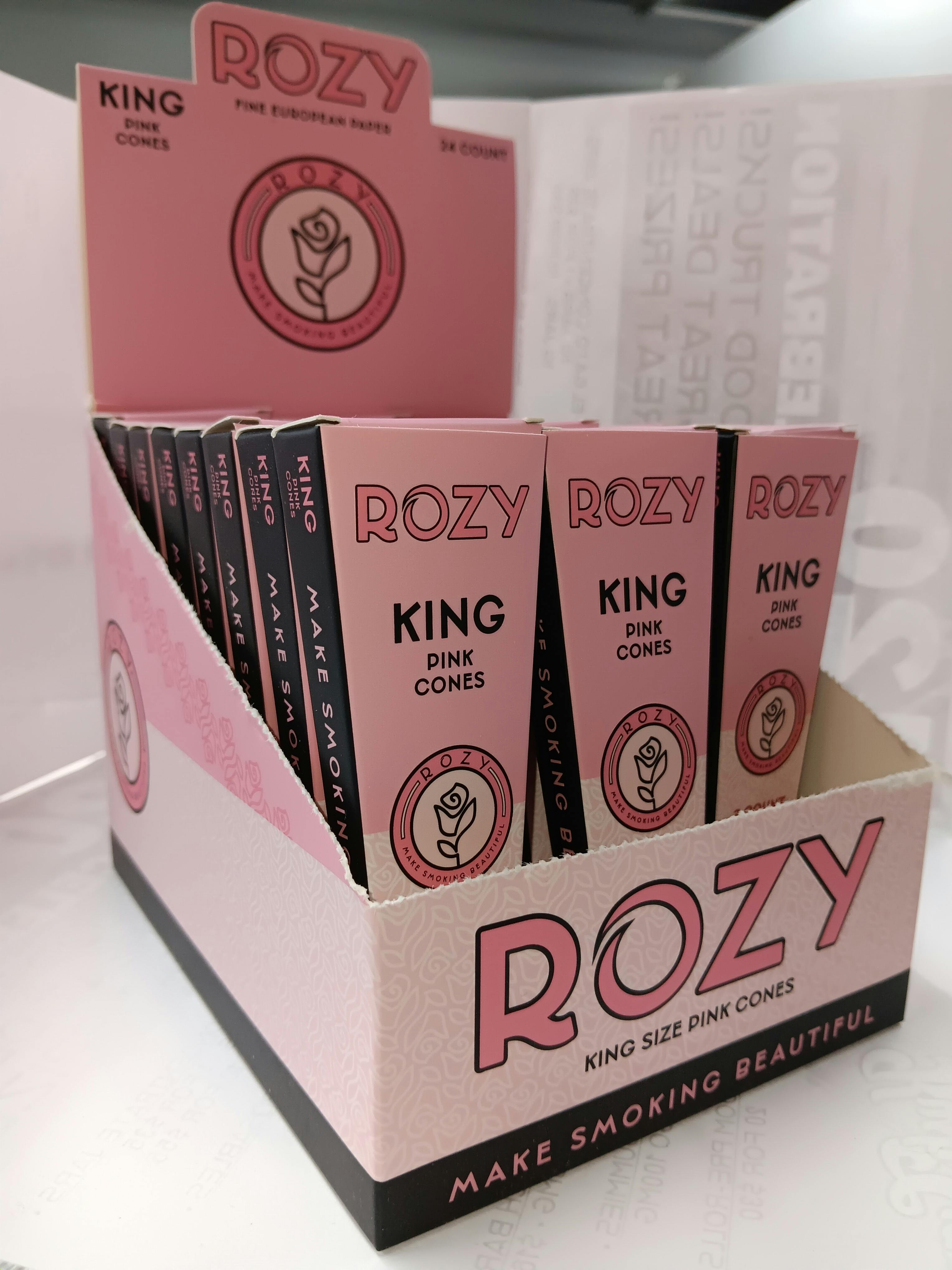 Rozy King Size Pink Cones at Kush Gardens Dispensary - Muskogee