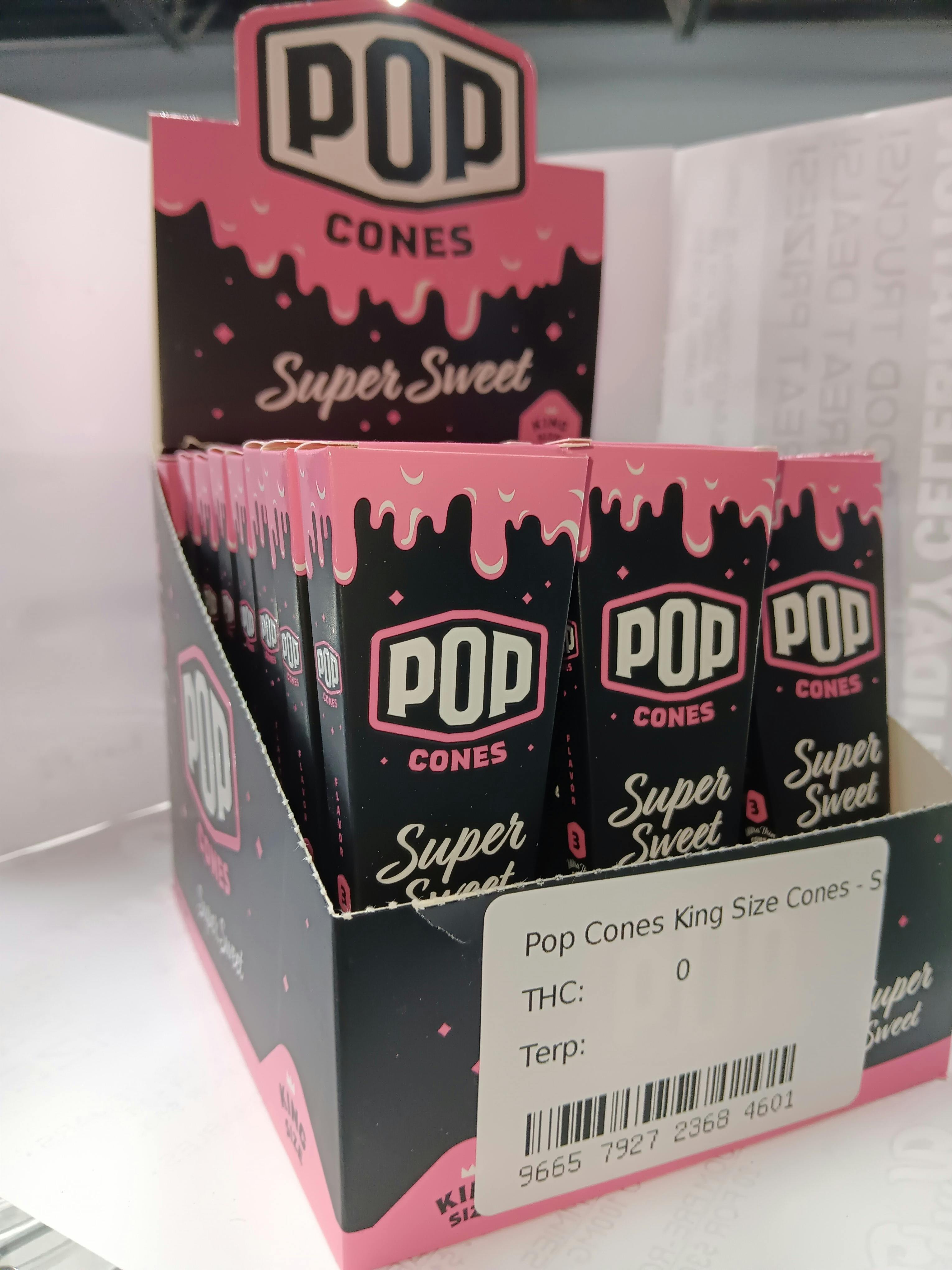 Pop King Size Cones - Super Sweet