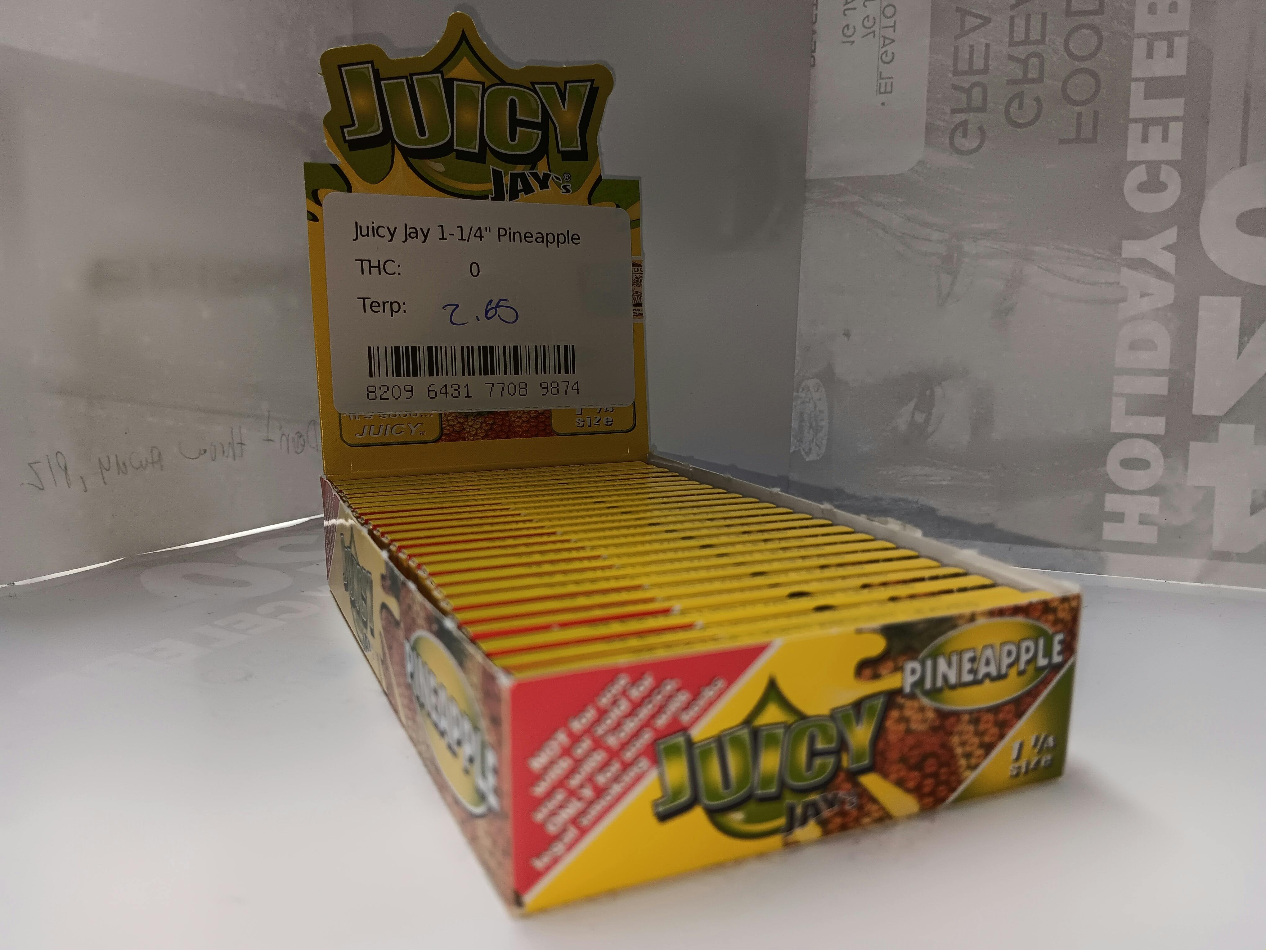 Juicy Jay 1 1/4 Papers - Pineapple at Kush Gardens Dispensary - Muskogee