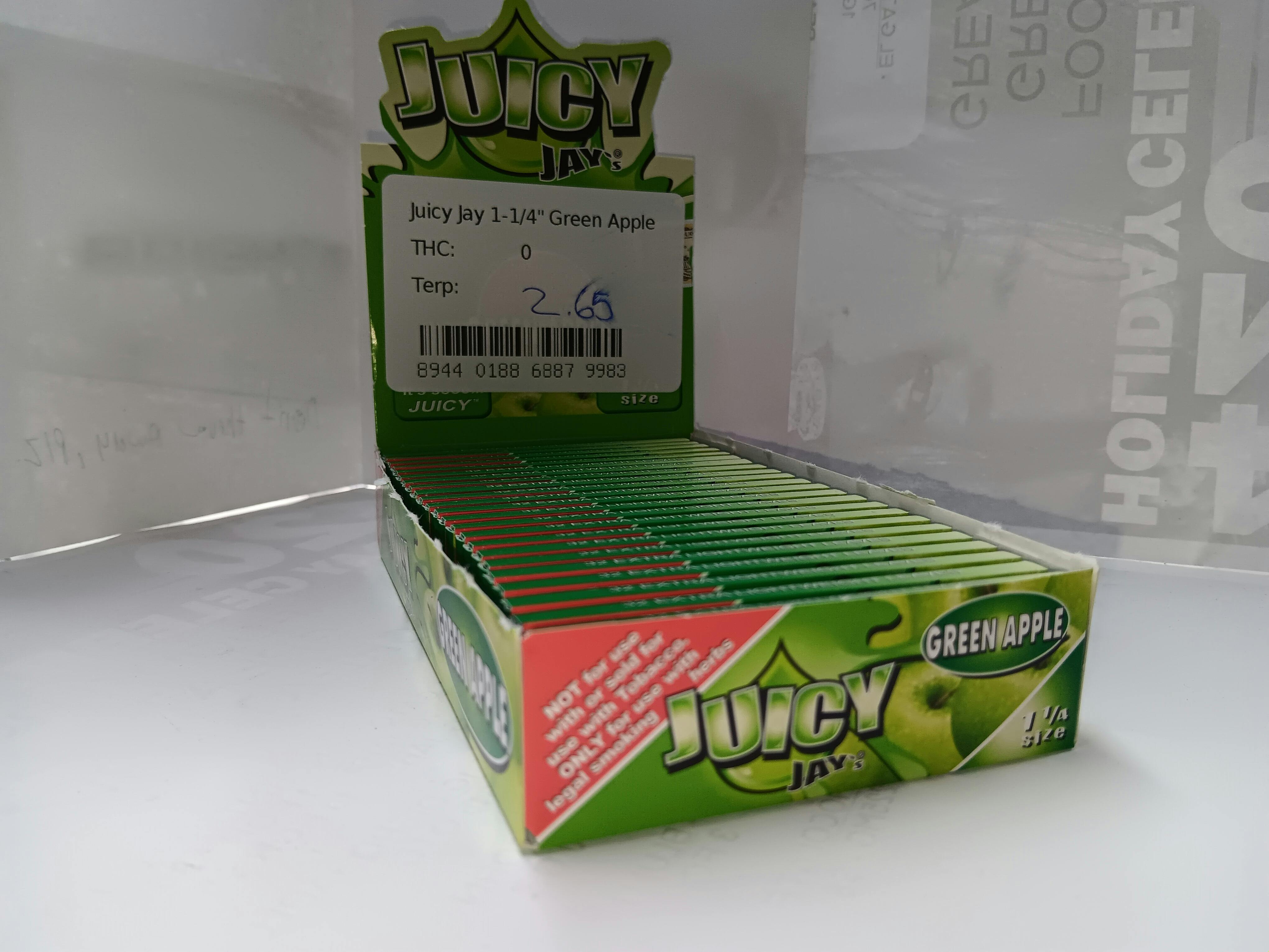 Juicy Jay 1 1/4 Papers - Green Apple at Kush Gardens Dispensary - Muskogee