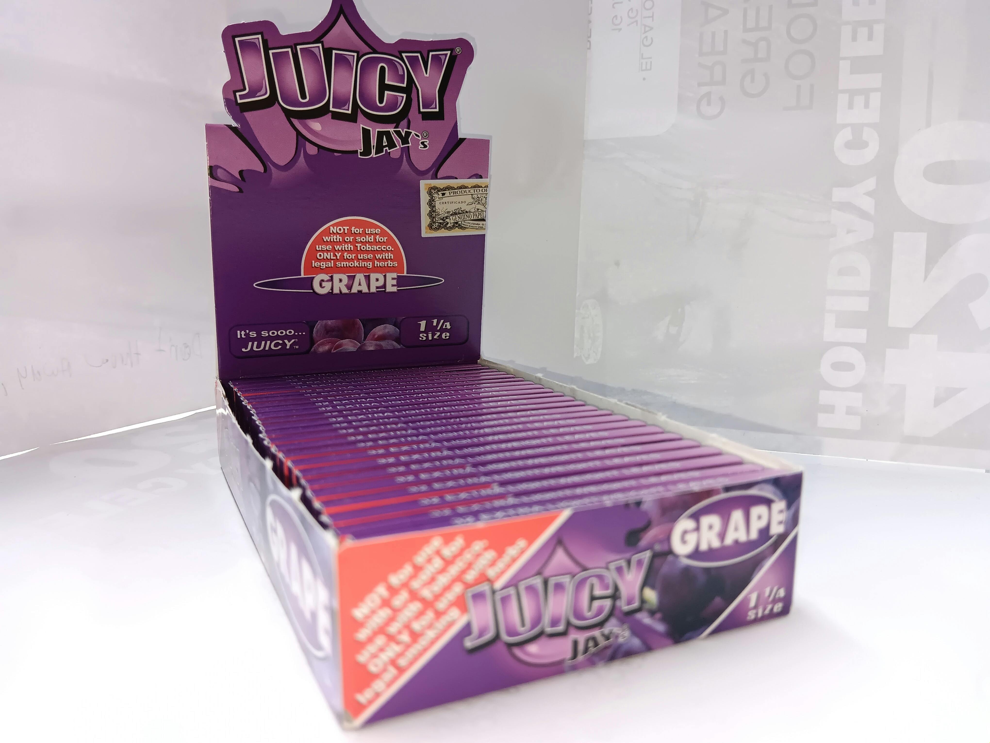 Juicy Jay 1 1/4 Papers - Grape at Kush Gardens Dispensary - Muskogee