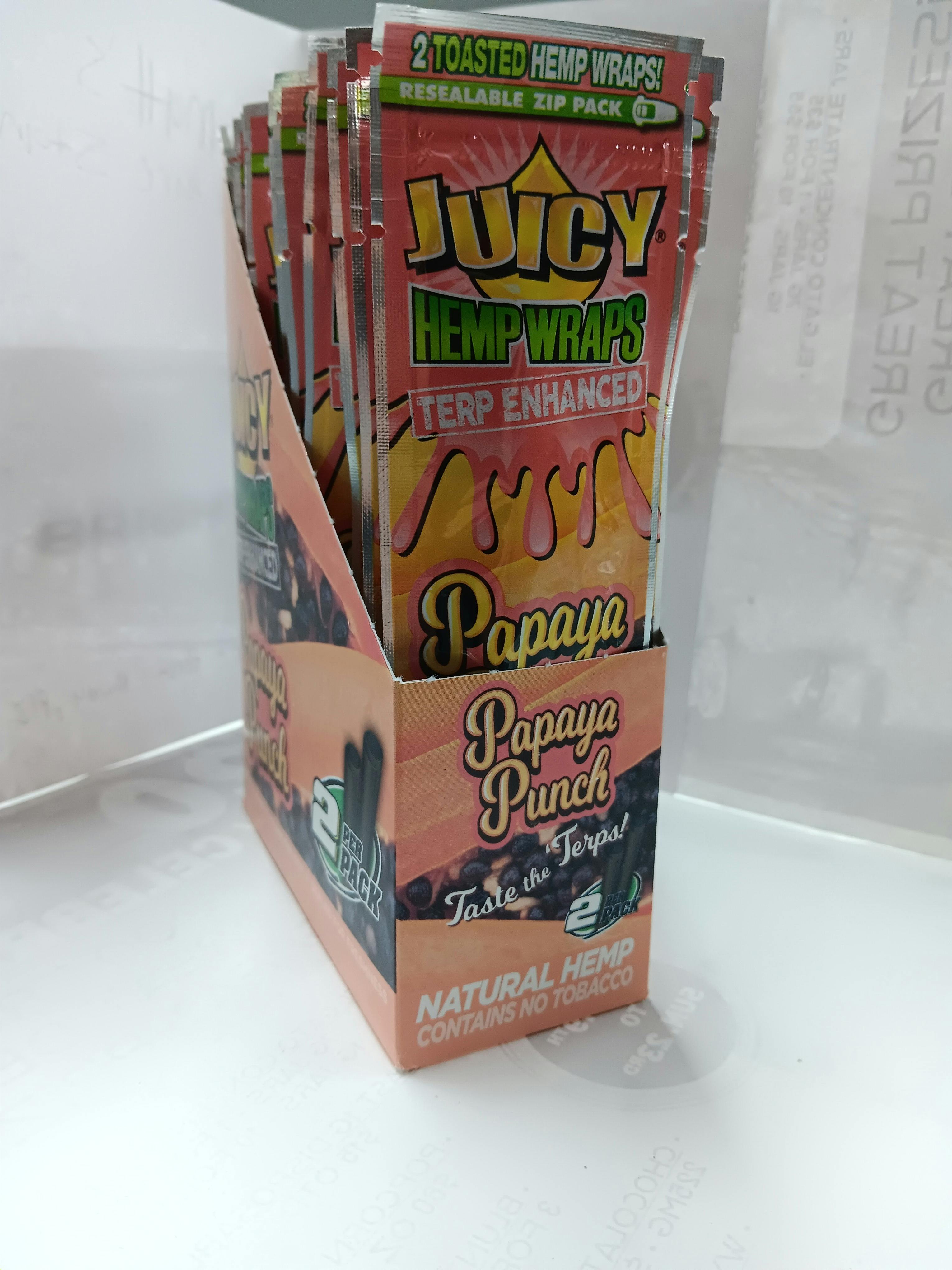 Juicy Jay Hemp Wraps - Papaya Punch at Kush Gardens Dispensary - Muskogee