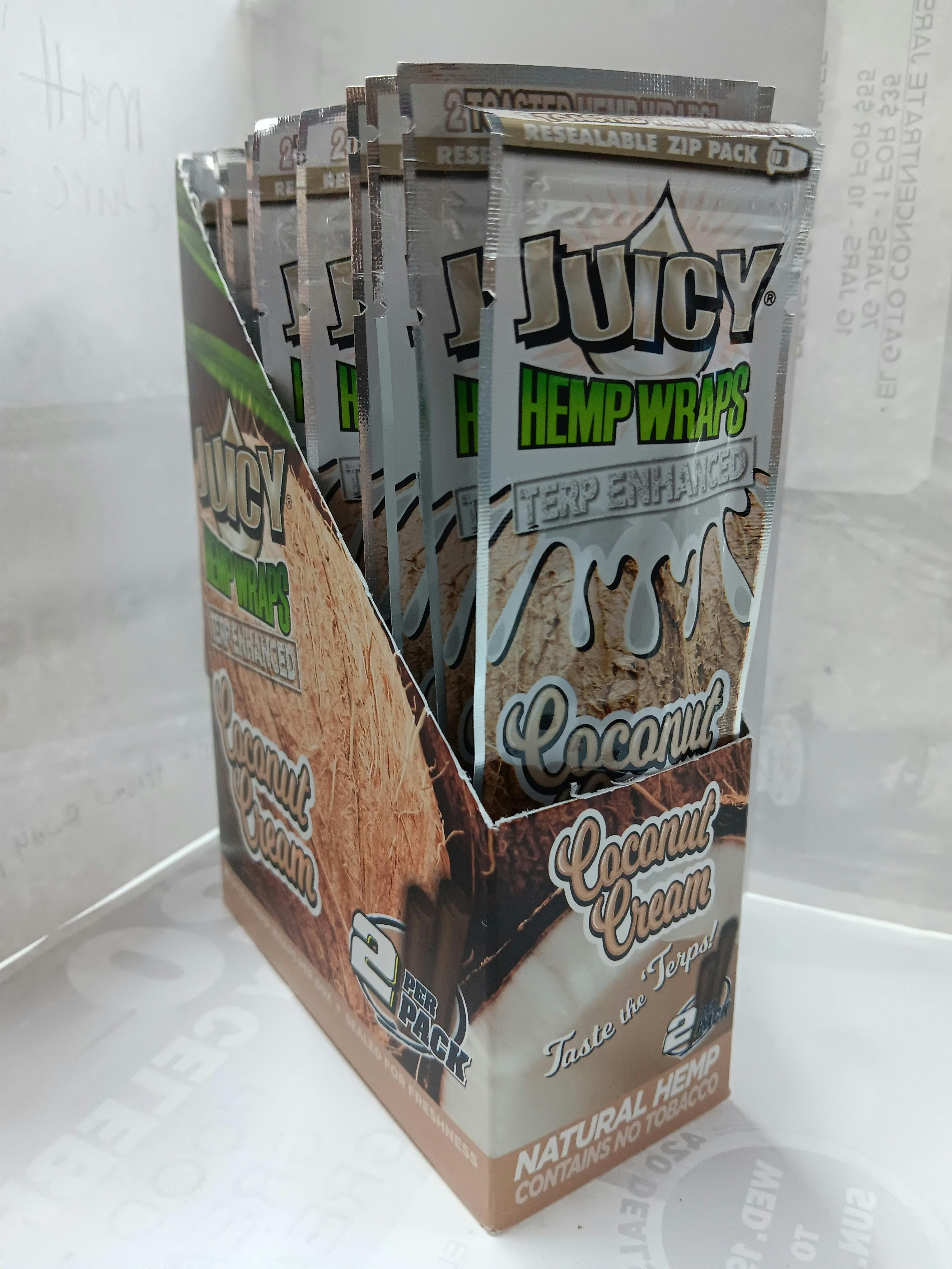 Juicy Jay Hemp Wraps - Coconut Cream at Kush Gardens Dispensary - Muskogee