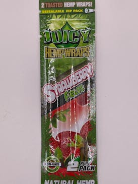 Juicy Jay Hemp Wraps - Strawberry 2pk