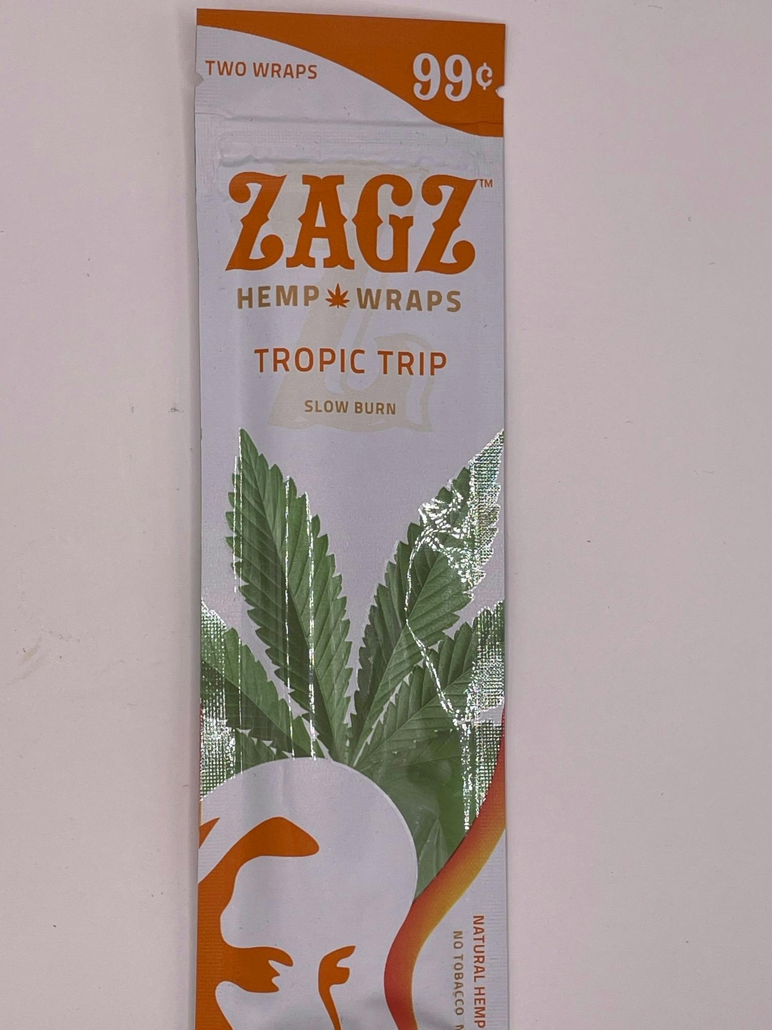 Zig Zag Hemp Wraps - Tropic Trip