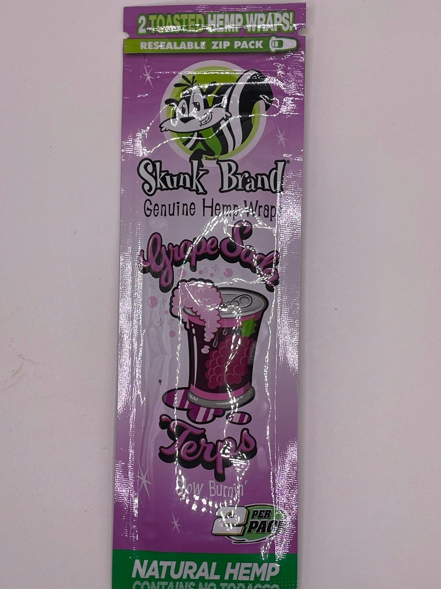 Skunk Brand Hemp Wraps - Grape Soda 2pk