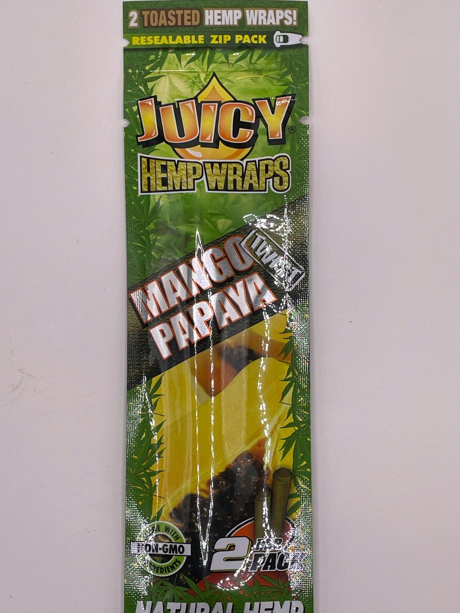 Juicy | Hemp Wraps | Mango Papaya | 2pk | Accessories