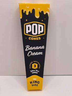 King Size Pop Cones - Banana Cream