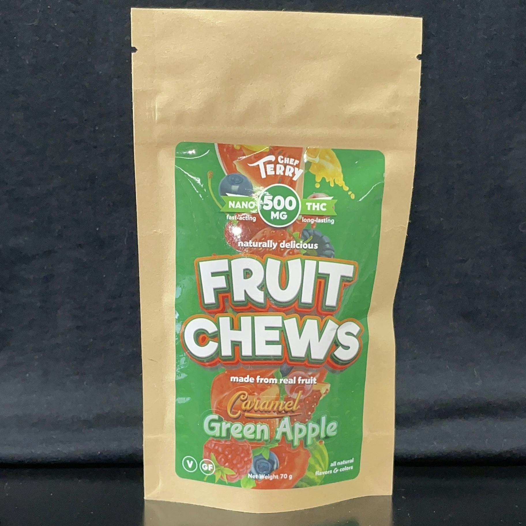 Chef Terry - 500mg Caramel Green Apple Gummies