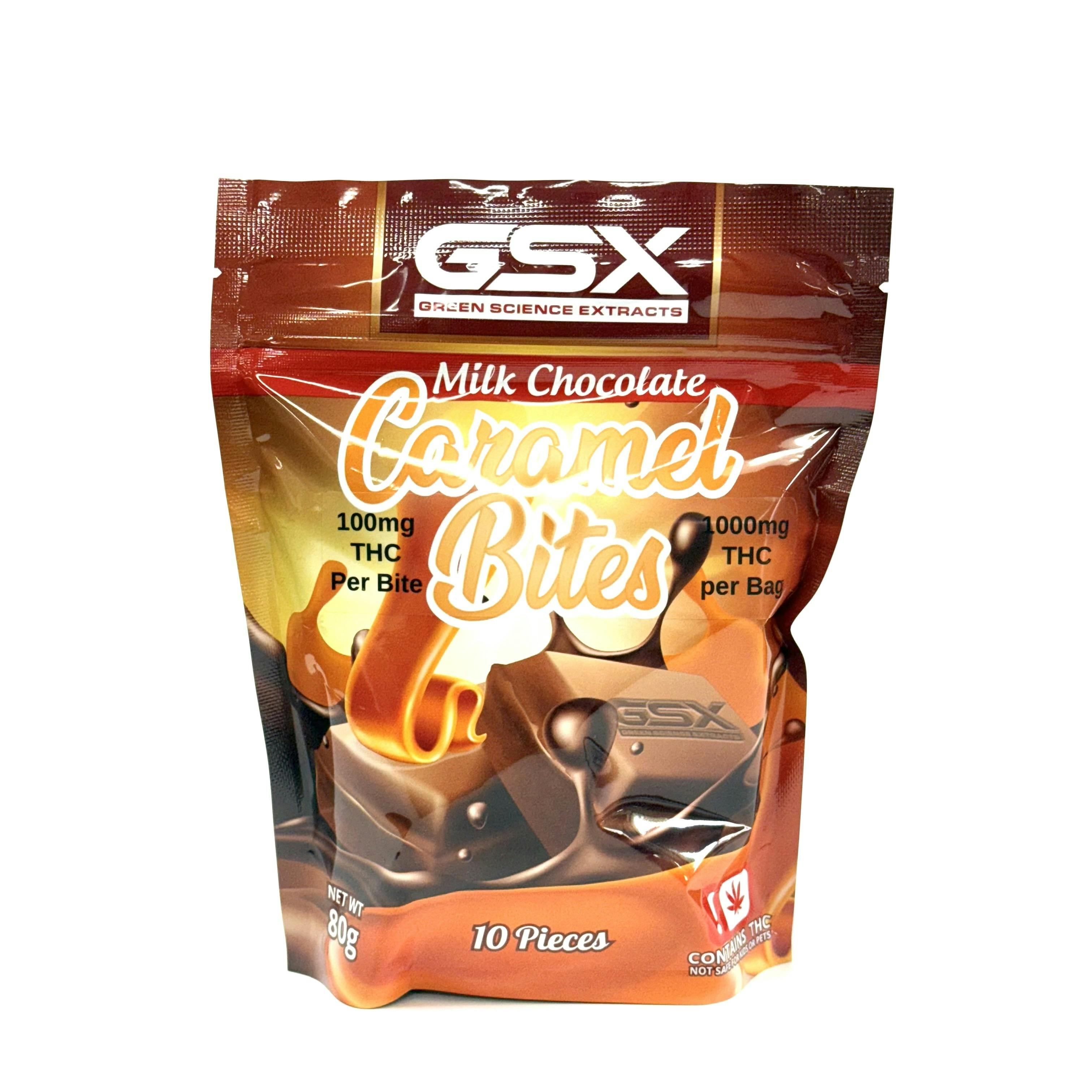 Caramel Chocolate Bites | Chocolates | 10pk | 100mg/ea