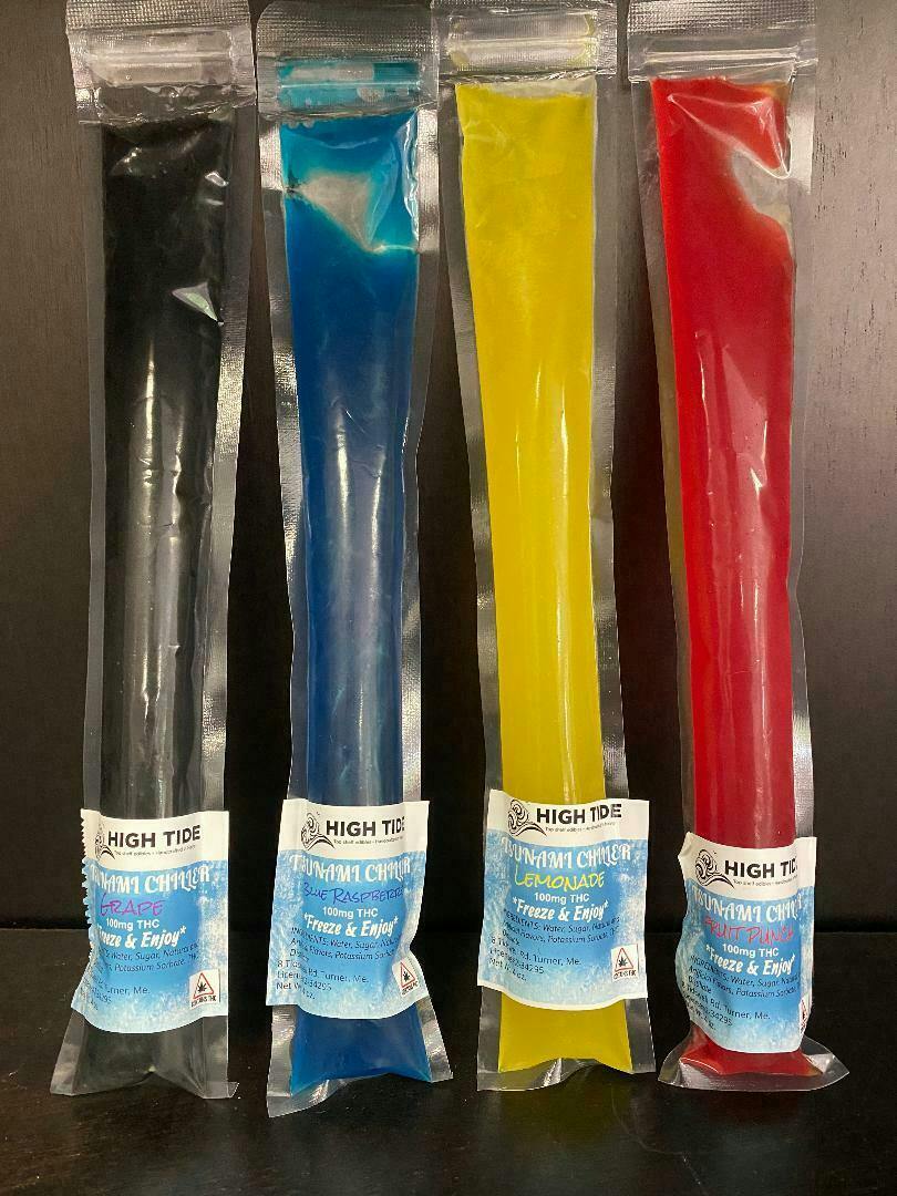 100mg Tsunami Chillers Freeze Pops by High Tide Edibles