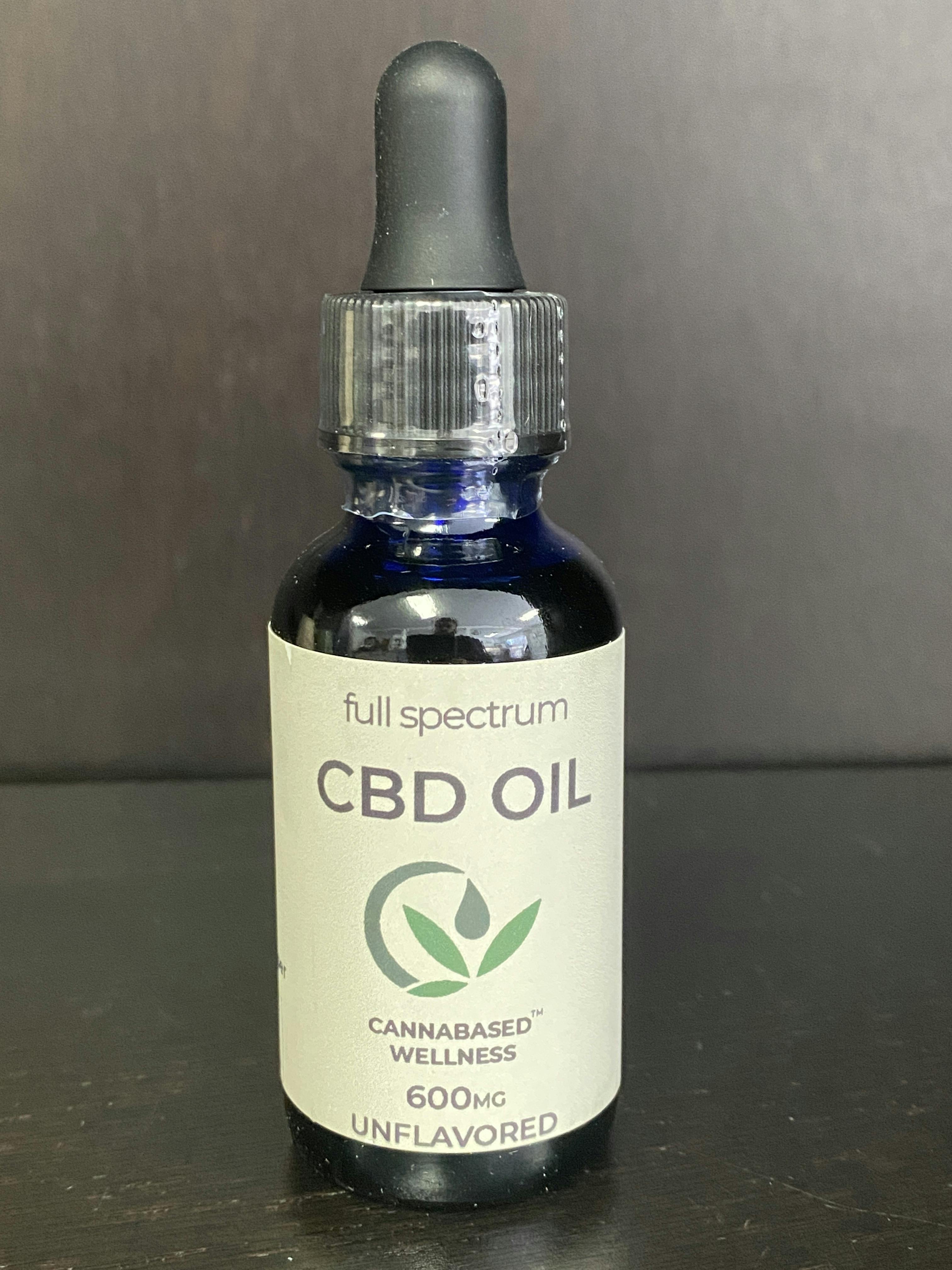 600mg Full Spectrum CBD Oil by CBW Labs at Vacationland Cannabis Company - Medical