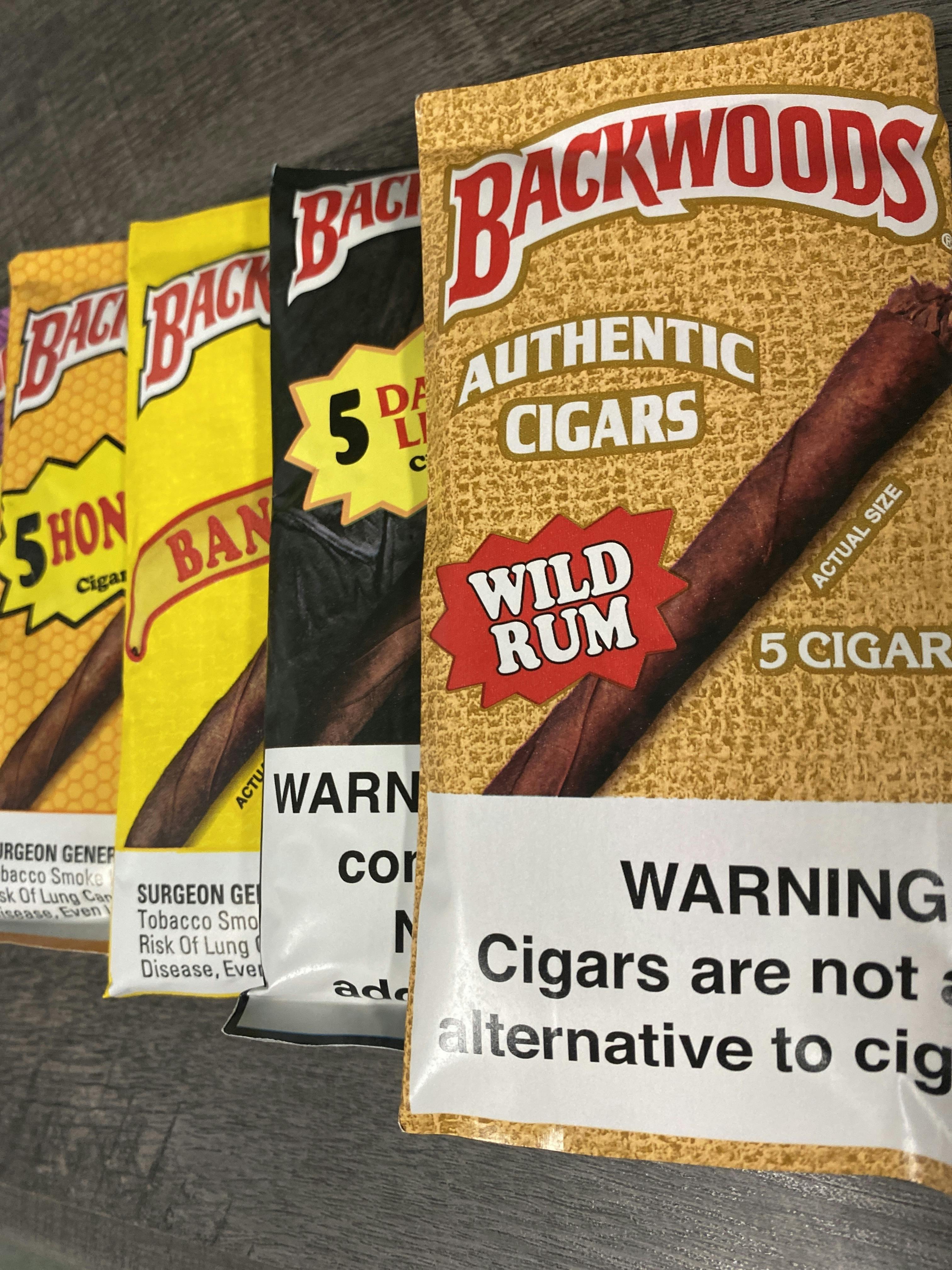 BACKWOODS Authentic Cigars 5 Pack Blunt Wraps - Assorted Flavors