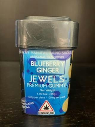 Blueberry Ginger Jewels | Gummies | 10pk | 10mg/ea