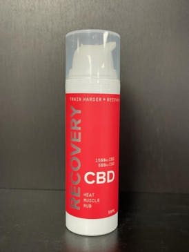 1500mg CBD/500mg CBG Muscle Heat Rub by Recovery CBD