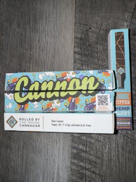 RS11 - Blunt Cannon Hemp Leaf Blunt with Filter 2g by B’s Trees & The Maine Cannagar