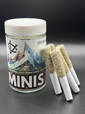 GMO - 5 Pack Wicked Minis Sauce & Hash Infused Pre-Rolls by Wicked Infused