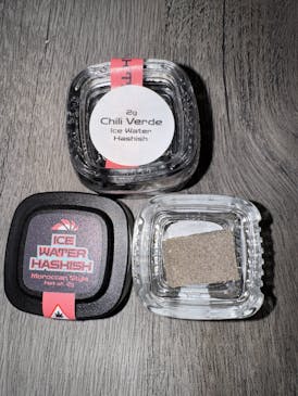 Chili Verde - Ice Water Bubble Hash 2g by FRAKTAL