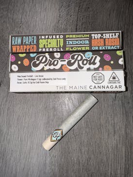 Pure Michigan Mini Donut ProRoll with Zarlic Live Rosin by The Maine Cannagar Co.