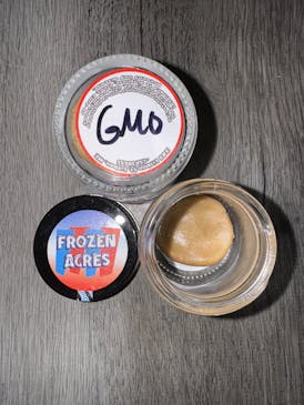 GMO - 3.5g Cured Hash Rosin Bulk Baller Jar by Frozen Acres