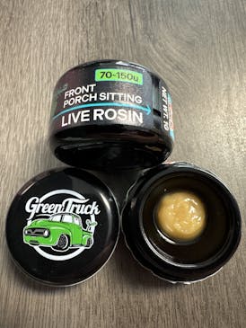 Front Porch Sitting - Live Hash Rosin 70-150u by Green Truck