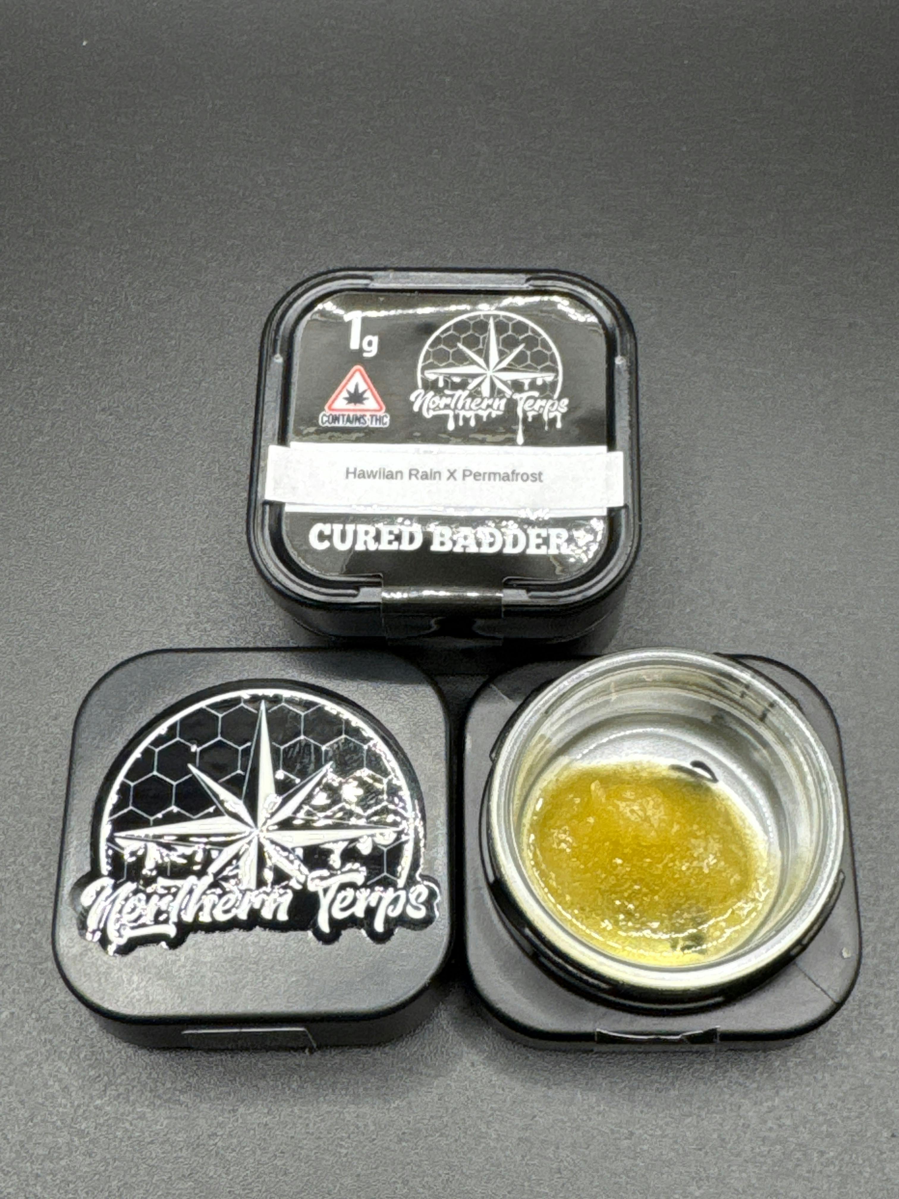 Hawaiian Rain x Permafrost - Cured Badder 1g by Northern Terps