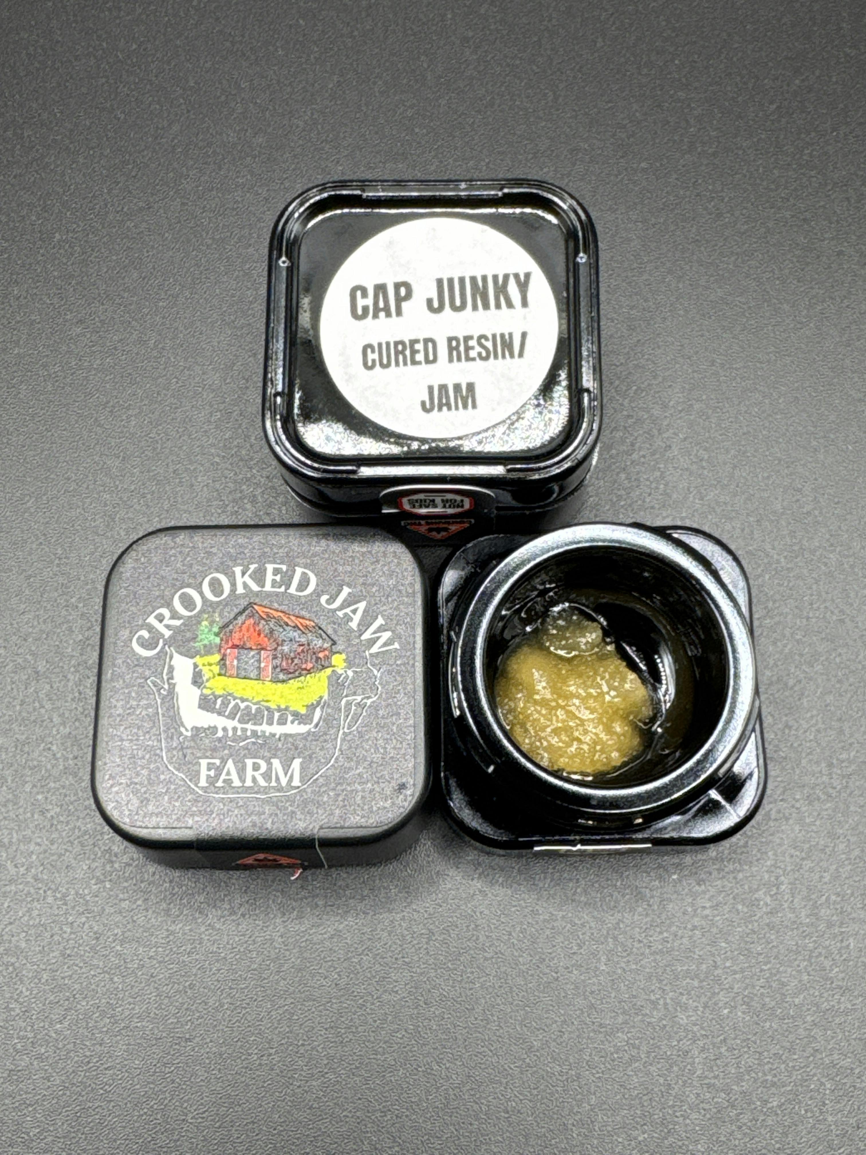 Cap Junky - Cured Resin Jam 1g by Crooked Jaw Farm