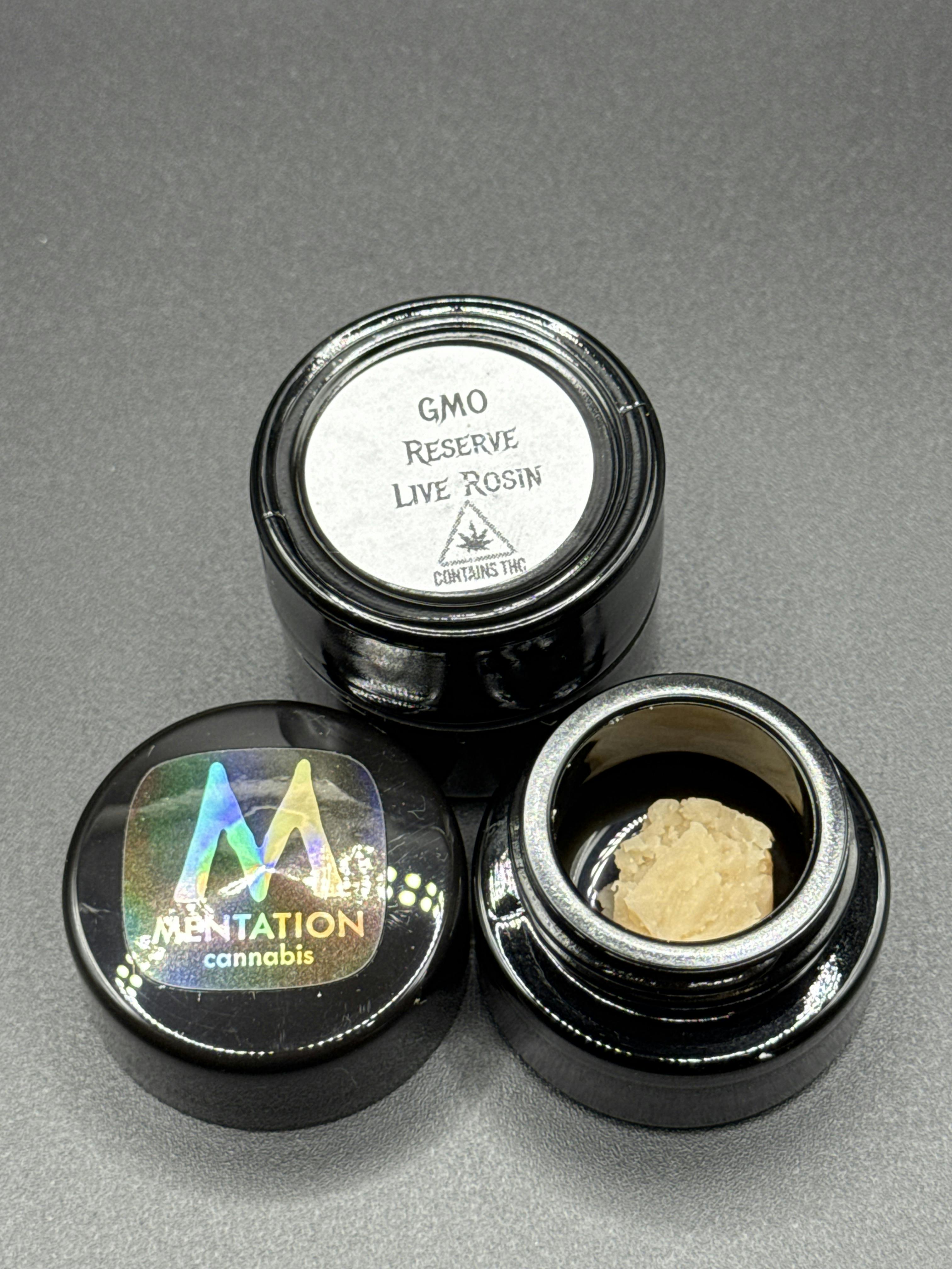 GMO - Reserve Live Hash Rosin by Mentation Cannabis