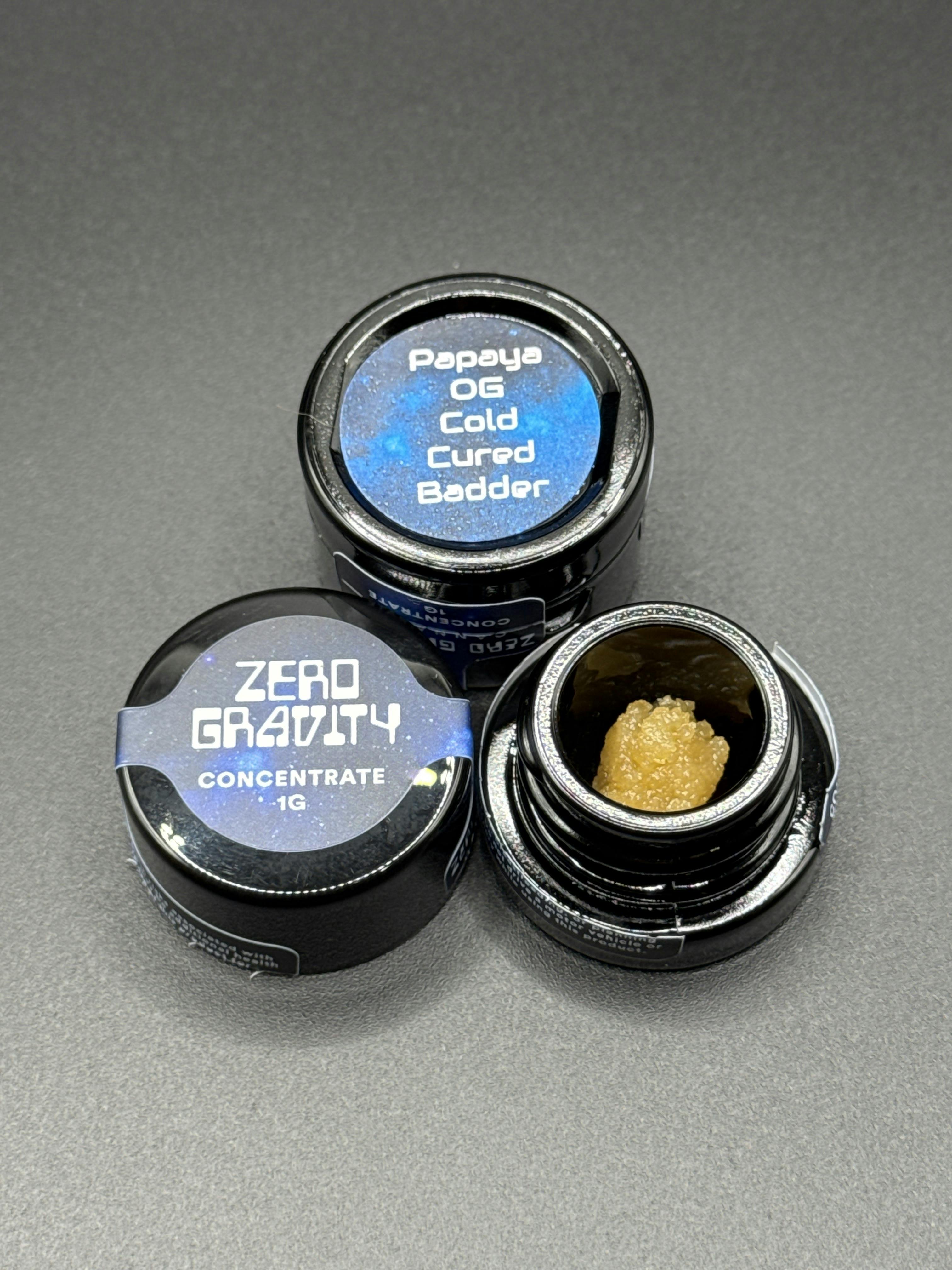 Papaya OG - 1g Cold Cured Badder by Zero Gravity Cannabis