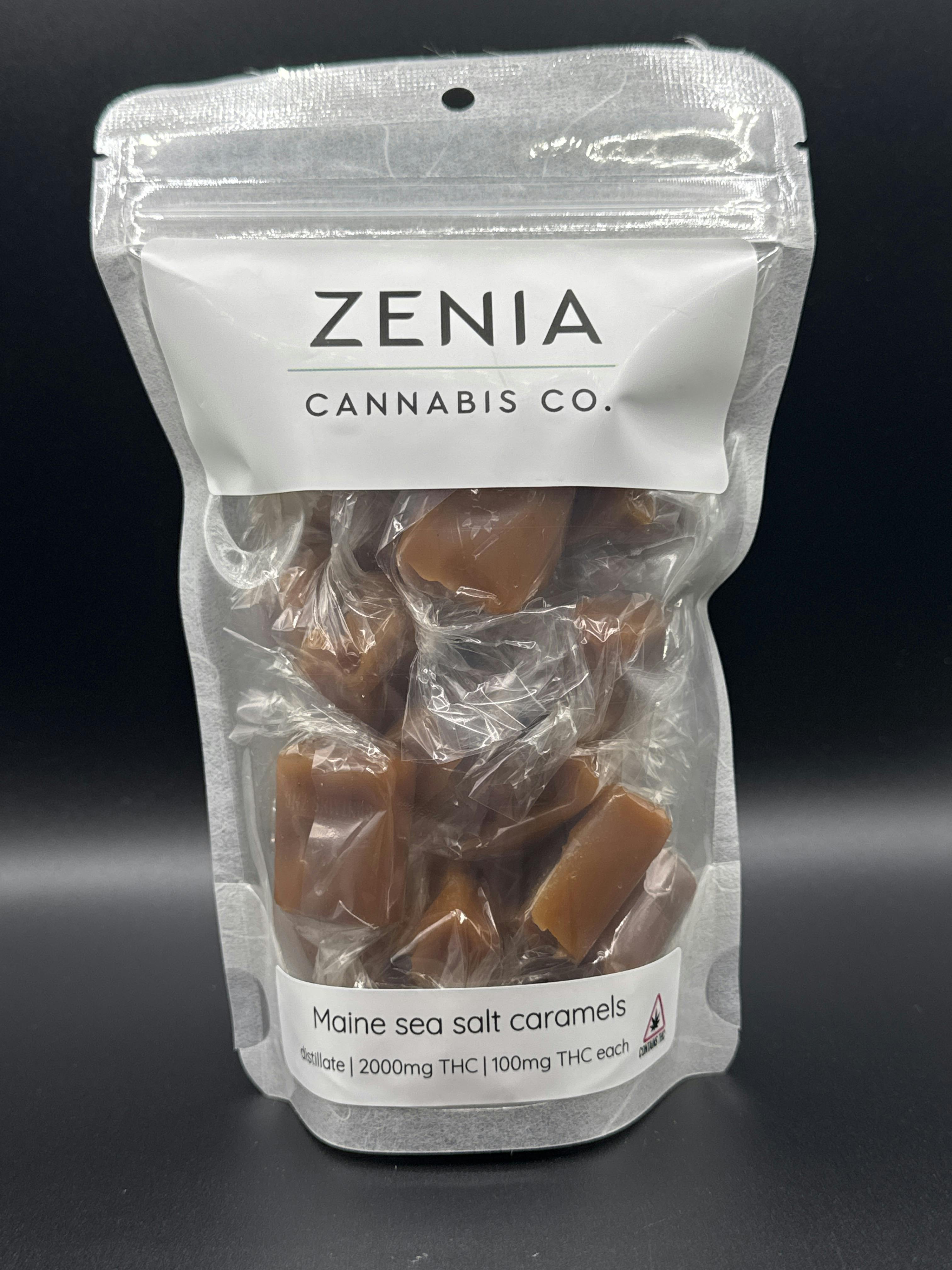 Maine Sea Salt Caramels 2000mg by Zenia Cannabis Co