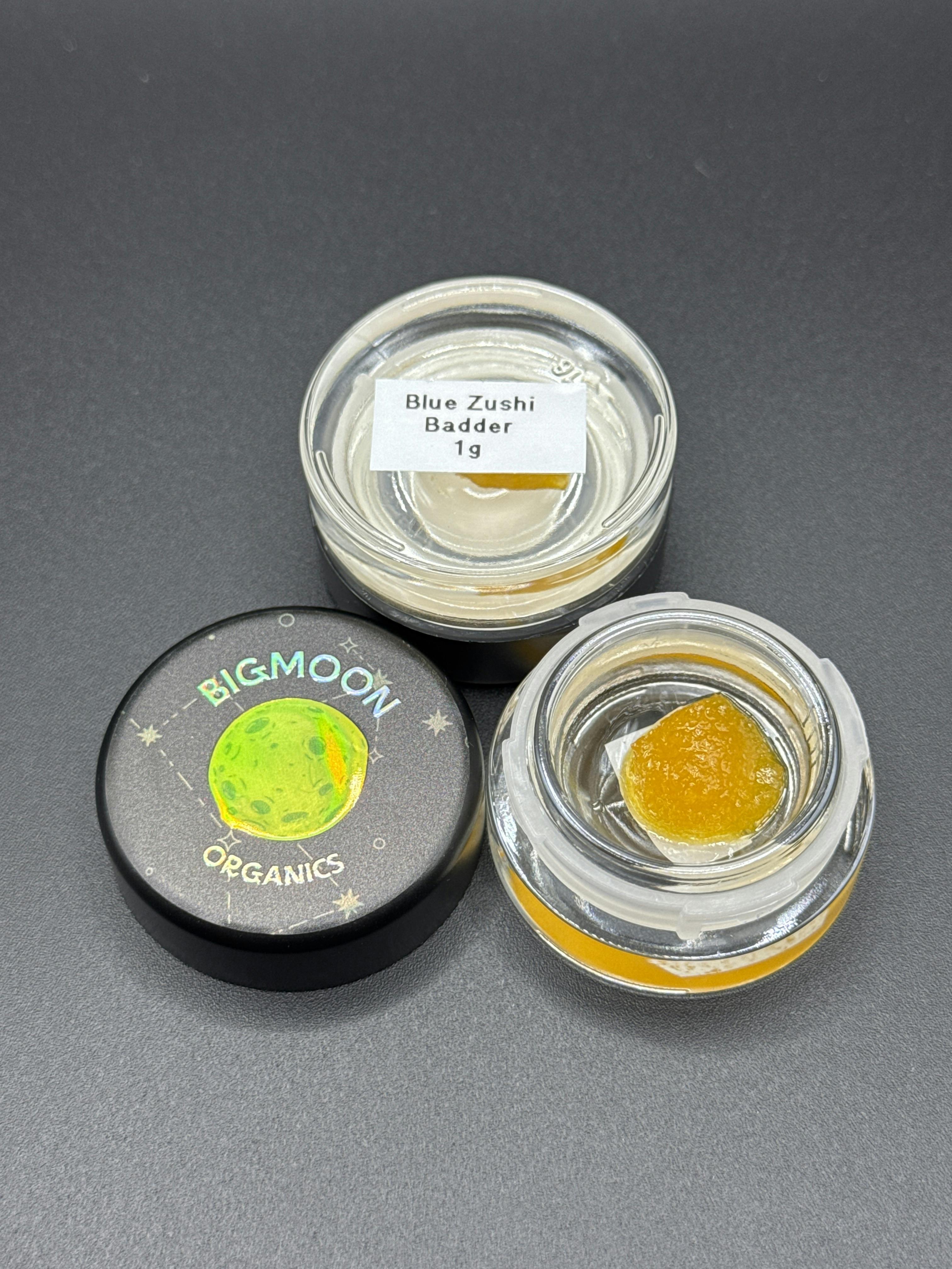 Blue Zushi - 1g Cured Resin Badder by Big Moon Organics