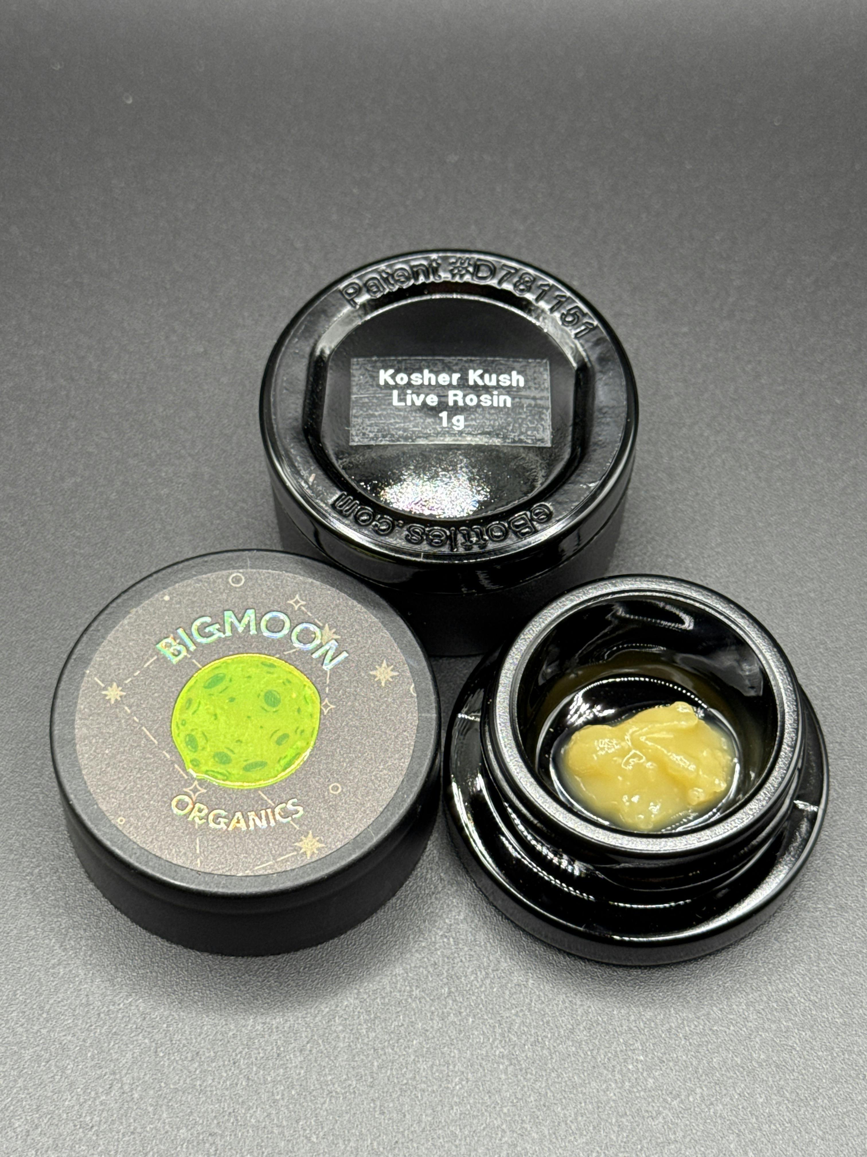 Kosher Kush - 1g Live Hash Rosin by Big Moon Organics