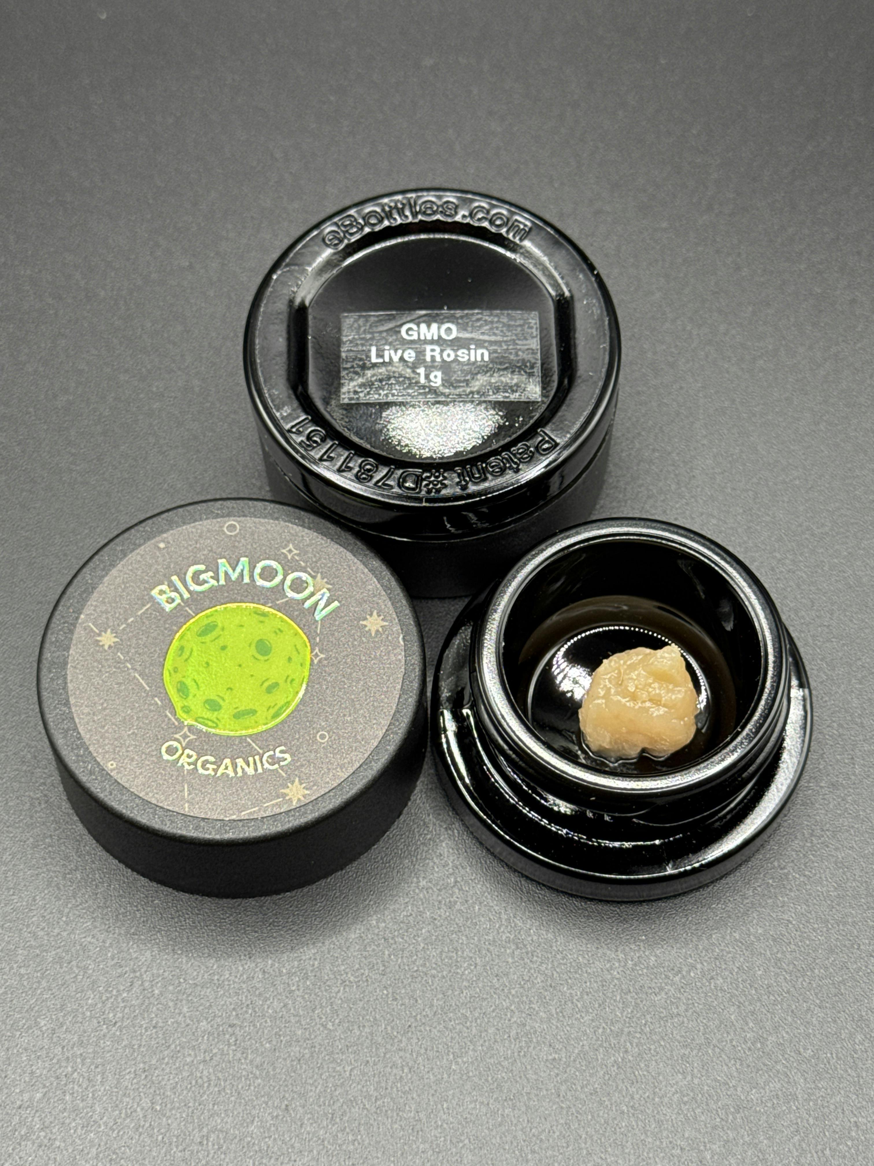 GMO - 1g Live Hash Rosin by Big Moon Organics