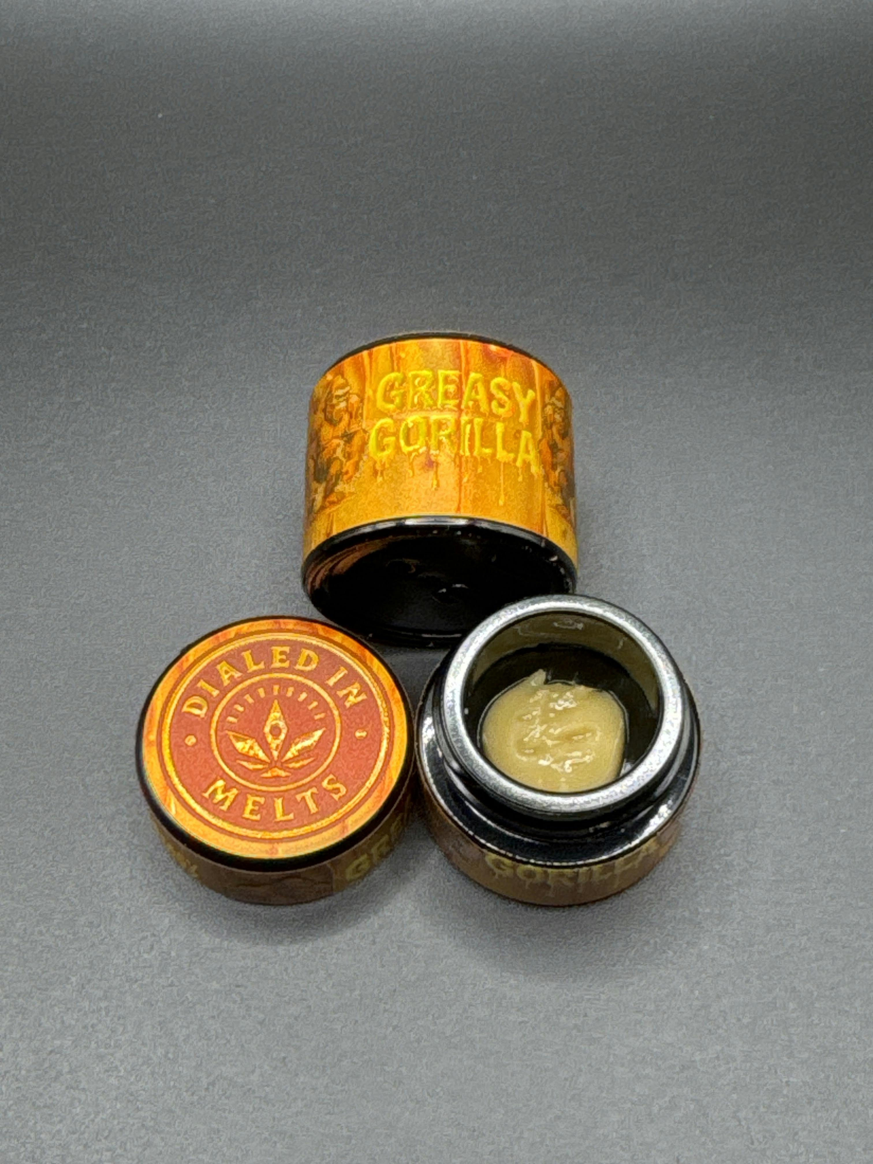 Greasy Gorilla - 1g Live Hash Rosin by Dialed-In Farms