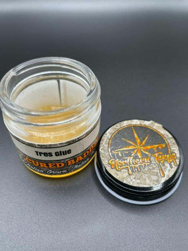 Tres Glue - 7g Cured Badder Bulk Baller Jar by Northern Terps