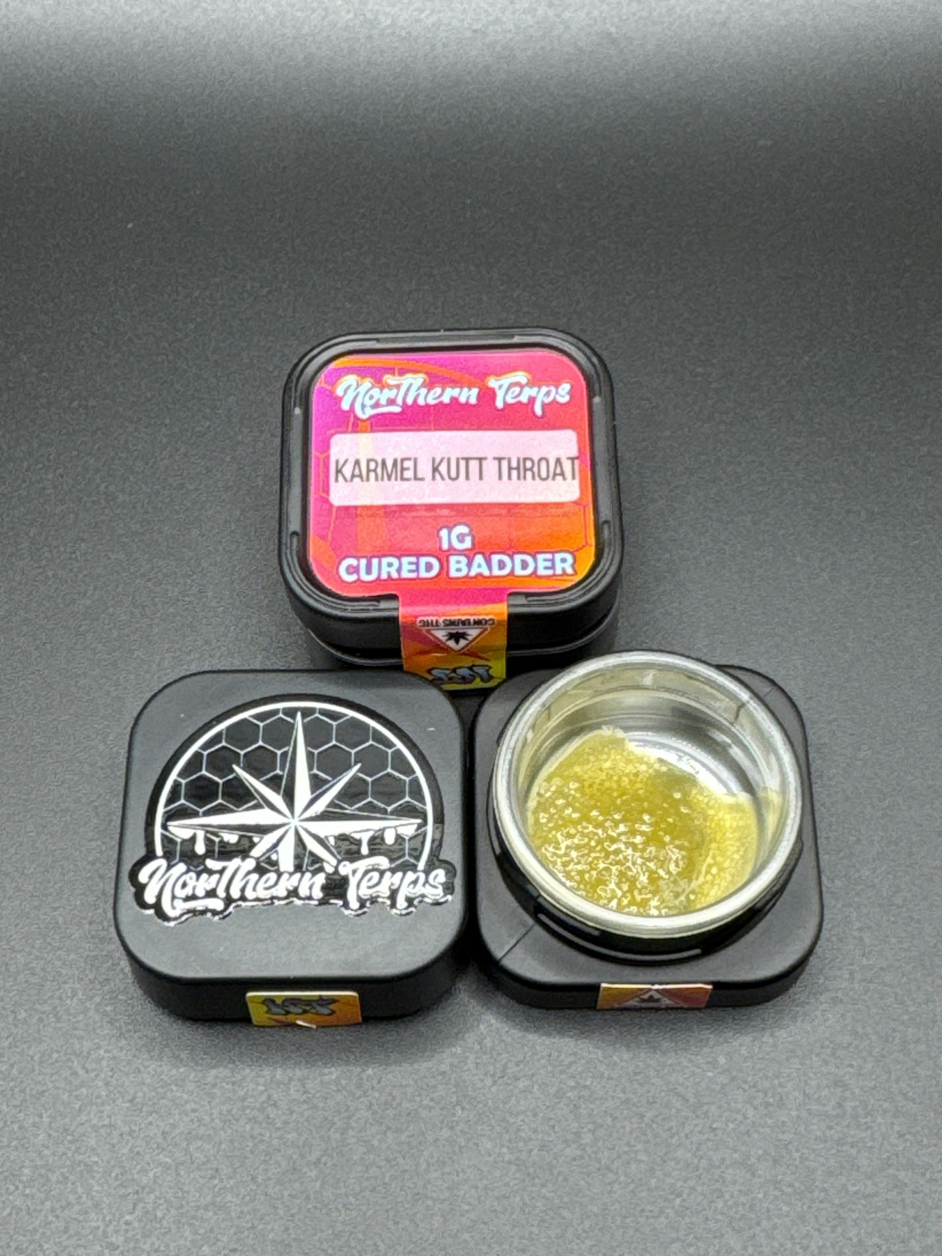 Karmel Kutt Throat - Cured Badder 1g by Northern Terps