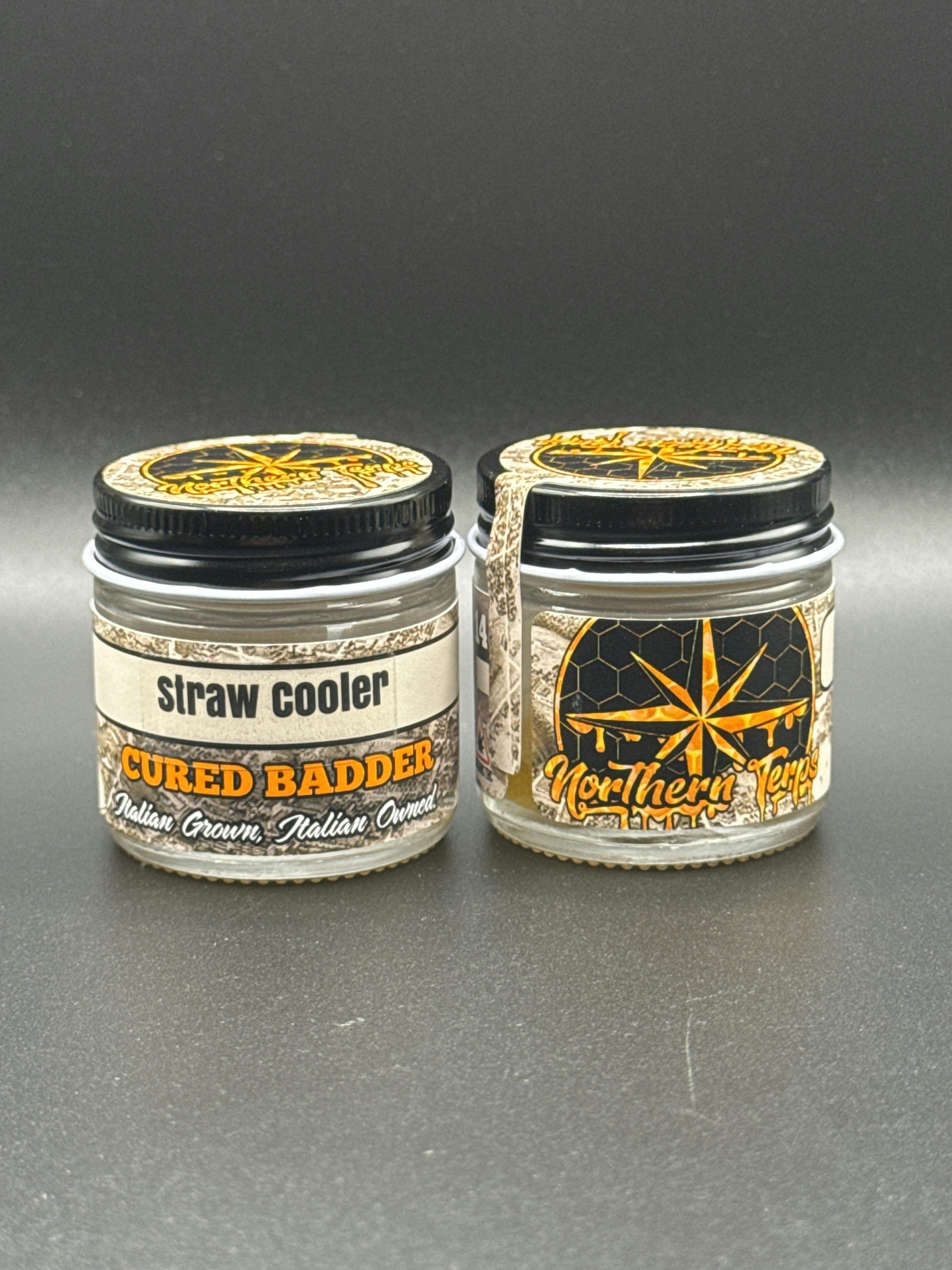 Strawberry Cooler - Cured Badder Bulk Baller Jar 7g by Northern Terps