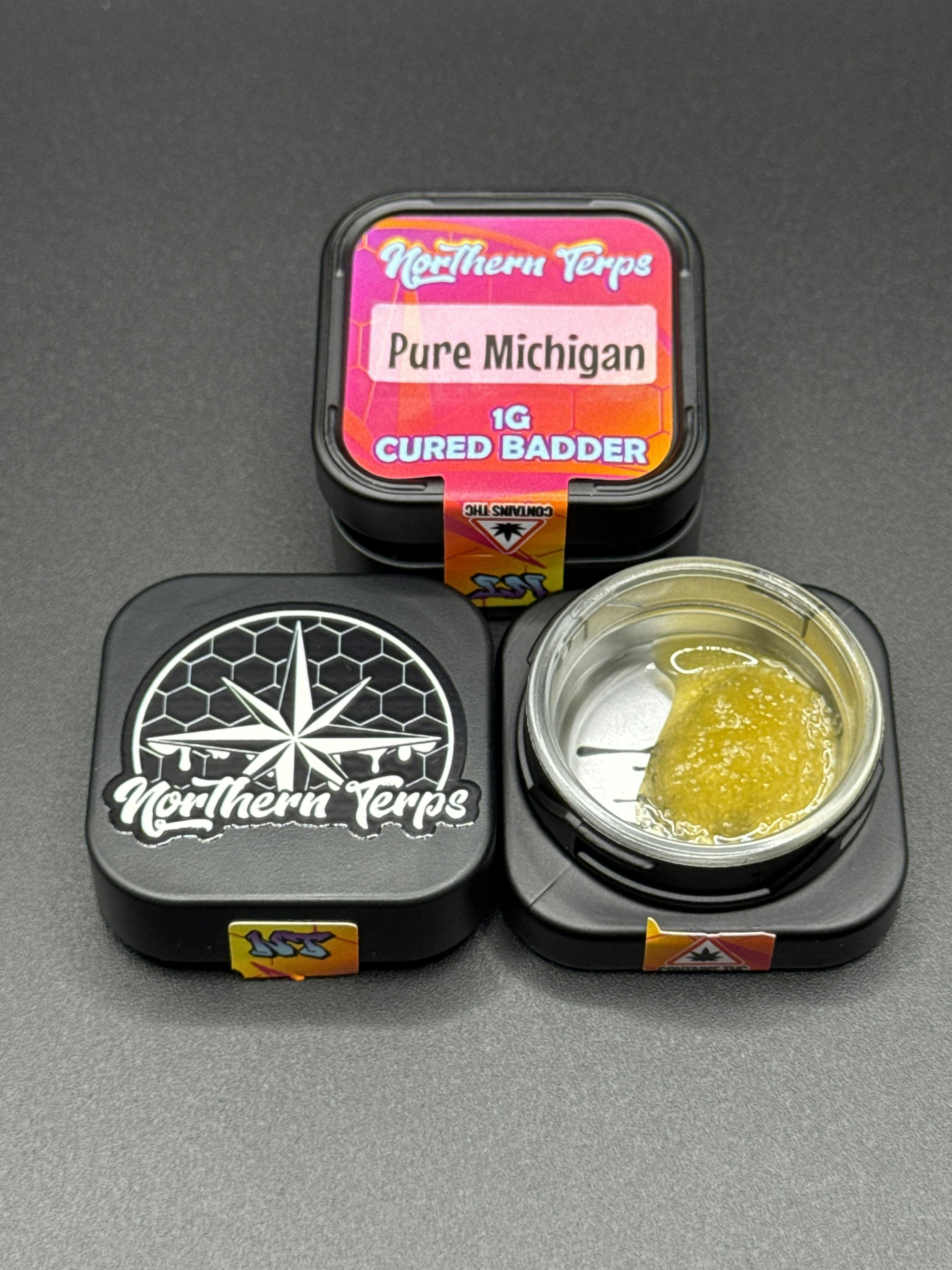 Pure Michigan - Cured Badder 1g by Northern Terps