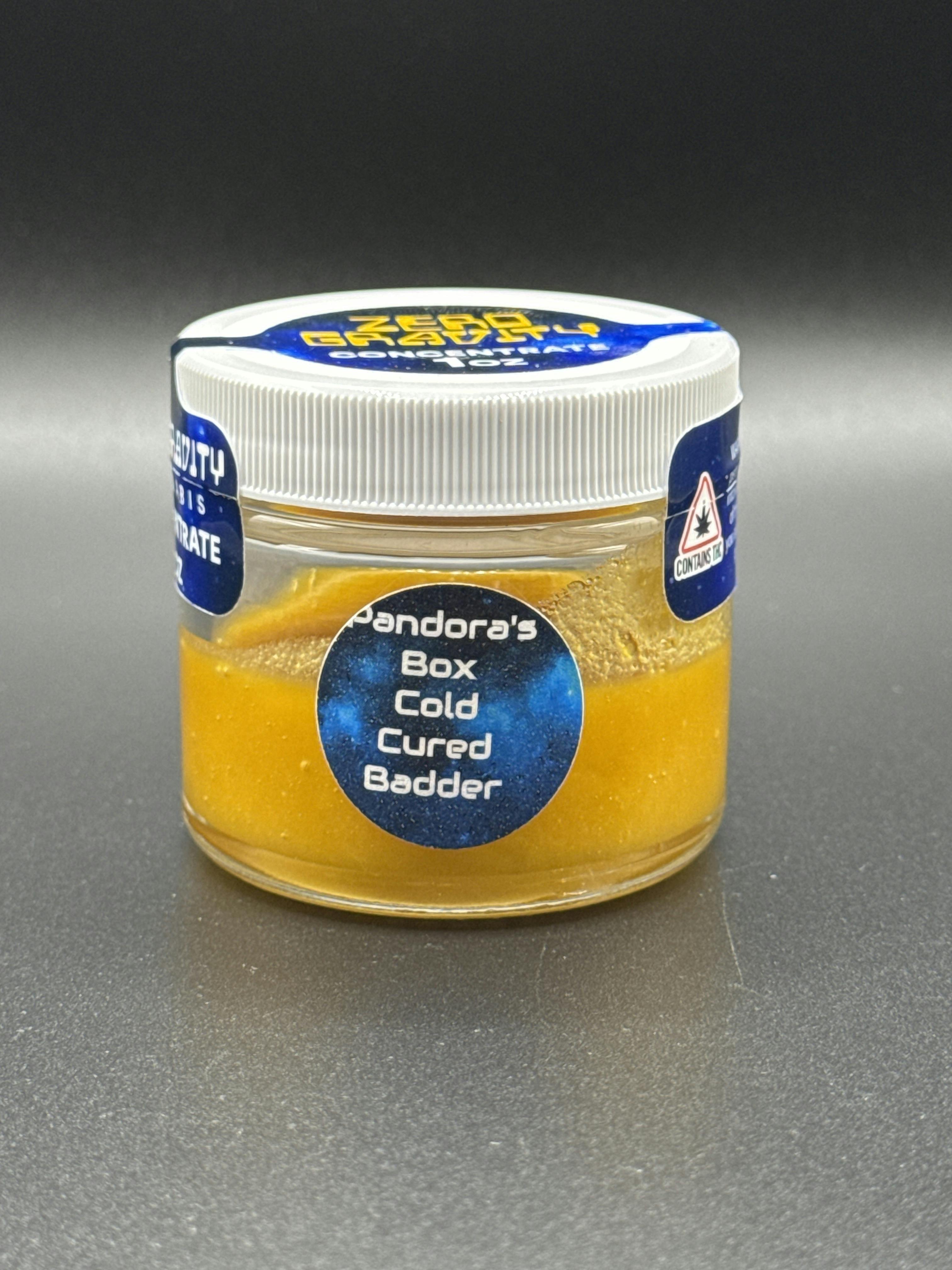 Pandora's Box - Cold Cured Badder One Ounce Bulk Baller Jar by Zero Gravity Cannabis