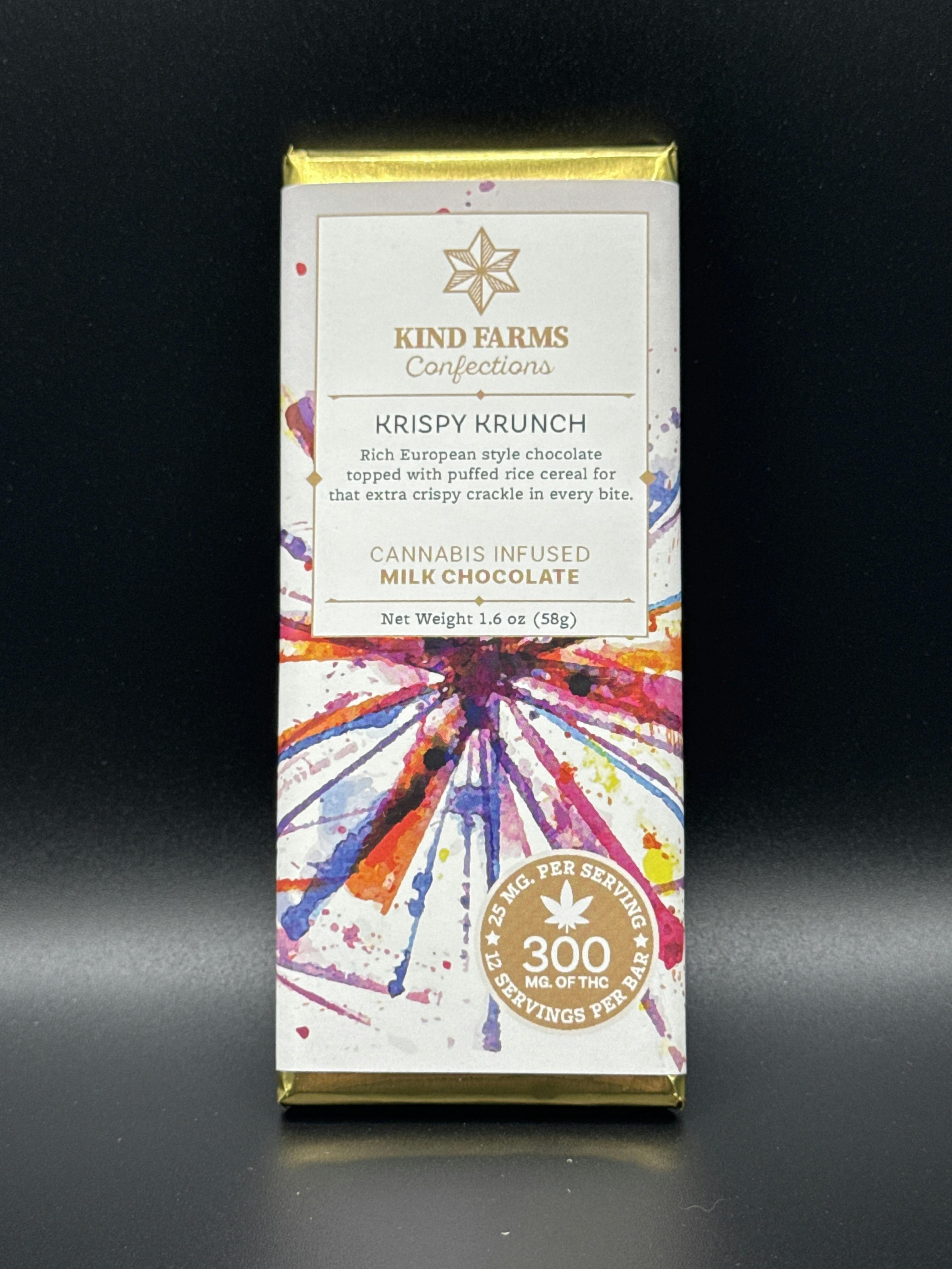 Krispy Krunch - 300mg Chocolate Bar by Kind Farms Reserve
